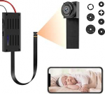 Mini kaamera 1080P videosalvesti Kaasaskantav WiFi v&otilde;rgu v&auml;ike IP kaamera P2P juhtmevaba koos liikumisanduriga App Control iOS ja Android Multi-Way