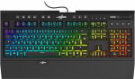uRage Gaming Keyboard "Exodus 900 Mechanical" QWERTZ (Gamer klaviatuur, mehaaniline, taktilised kl&otilde;psavad l&uuml;litid sinine, DE paigutus, Anti-Ghosting, RGB valgustatud klahvid, randmetugi, kaabel) Mustanahaline