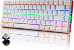 Ajazz AK33 mehaaniline m&auml;nguklaviatuur 82 klahvi Anti-Ghosting kompaktne ergonoomiline USB juhtmega juhtmega