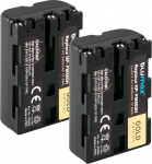 2 x Blumax aku &uuml;hildub Sony NP-FM500H | 2400mAh - NP-FM500 NP-FM55H Sony Alpha 77 99 - A77 A99 II - DSLR A850 A900 - VG-C77AM VG-C99AM - Sony Alpha 77 99 - A77 A99 II - DSLR A850 A900 - VG-C99AM