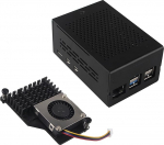 ZDE alumiiniumist korpus ZC501 koos aktiivse jahutiga ZP536 Raspberry Pi 5 2GB 4GB 8GB 16GB Toetus PCIe to M.2 NVMe PoE HAT WiFi7 RS485 RS232 PCIe perifeerse tahvli ZP511 ZP517A ZP581 ZP582 ZP590 A A ZP59 2