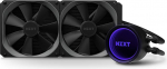 NZXT Kraken Liquid Cooler X63 280 mm - RL-KRX63-01 - AIO RGB protsessorijahuti - p&ouml;&ouml;rlev Infinity Mirror disain - CAM V4 toiteallikas - Aer P 140 mm, jahutusventilaator (2 komplektis)