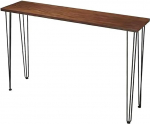 Konsolentisch Schmal, Lange Rustikale Industrielle Bartisch, Schmale Konsole Hinter dem Sofa, Schmaler Konsolentische und Flurtisch f&uuml;r Wohnzimmer(47 * 8 * 31in/120 * 20 * 80cm)