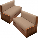 Wohnwagen-Dinette-Kissenbez&uuml;ge, dehnbare Camper-Kissenbez&uuml;ge, waschbarer Sofa-M&ouml;belschutz f&uuml;r Wohnmobile, Autobank (2 R&uuml;ckenlehnenbez&uuml;ge und 2 B&auml;nke, Beige)