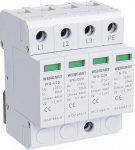 Wengart &uuml;lepingekaitse seade WG-C20, T2 kaitse, 20-40KA AC275V 3+NPE, SPD House Deflector DIN r&ouml;&ouml;basteele paigaldamine
