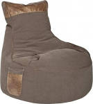 SITTING POINT Only by Magma Jamie Swing Bean Bag Brown