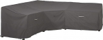 Classic Accessories Ravenna Garden V-kujuline sektsioonisohva kate Dark Taupe/Mushroom/Espresso (254cm, V-kujuline)