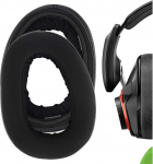 Geekria Comfort Hybrid Velour asendusk&otilde;rvapadjad Sennheiser GSP 600, GSP 670, GSP 500 professionaalsete m&auml;nguk&otilde;rvaklappide k&otilde;rvapadjad, peakomplektide k&otilde;rvapadjad asendusosad (must)