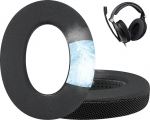 SOPROM k&otilde;rvapadjad asenduskomplekt Sennheiser HD599/HD598/SE/CS/SR/HD595/HD569/HD560S/Game Zero/G4ME Zero jaoks, k&otilde;rvapadjad PC37X/PC38X/PC350/PXC350/PXE350/PC360/HD380/HD380 00-Pro-mustad