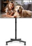 XINLEI TV Stand Rollable for 21-60 Inch Plasma/LCD/LED Flat Curved Panel TVs kuni 35 kg k&otilde;rgusreguleeritav telerik&auml;ru ratastega, Max. VESA400 x 400