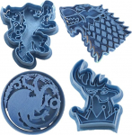 Cuticuter Game of Thrones 4 k&uuml;psisevormi pakett, sinine, 16 x 14 x 1,5 cm.