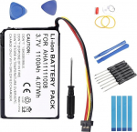 3,7 V 1100 mAh Li-ion akud &Uuml;hildub Tomtom GPS4FL50, 4FL60, Go 5000, Go 5100, Go 5200, Go 6000, Go 6100, Go 6200, Pro 5250, Pro Truck 5250, AHA11111008 + remondit&ouml;&ouml;riistaga.