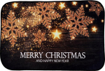 Christmas Concepts&reg; H&auml;id j&otilde;ule ja head uut aastat Lumehelbe libisemisvastane uksematt j&otilde;ulukaunistus 59cm