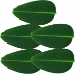 Alipis 2 komplekti kohtade matid koju Cube Mat Photostickomni lauamatt k&ouml;&ouml;gimatt mittelibisev matt lauan&otilde;ude kohtade matid Creative Leaf laudlina siidriie roheline 5 tk x 2