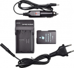 DSTE&reg; aku ja 2-kanaliline kahe USB kiirlaadija komplekt Nikon EN-EL14 EN-EL14A DF D3100 D3200 D3300 D3400 D3500 D5100 D5200 D5300 D5500 D5600 P7000 P710 0 P7200 P7700 P7800