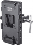 Fomito V-Lock V-Mount akuadapterplaat koos superklambriga valgustusseadme, statiivi, tugiriba jaoks, D-TAP/DC/USB v&auml;ljundv&otilde;imsusega videokaamerale, DSLR-kaamerale, LED-videovalgustile, monitorile