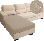 Wasserabweisende, L-f&ouml;rmige Sofabez&uuml;ge f&uuml;r Sektionalsofa, dehnbarer, separater Bezug f&uuml;r Chaiselongue, f&uuml;r linke und rechte Couch mit elastischer Unterseite, f&uuml;r Kinder, Haustiere, Sand