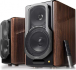 Edifier S2000MKIII 2.0 aktiivne Bluetooth raamaturiiuli k&otilde;lar, aktiivne kolmekordne v&otilde;imendi, 130 vatine stuudio monitork&otilde;lar audiofiilidele, traadita Line-in ja optilise sisendiga, puit