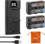 2 x 7,4 V Li-ion NP-FM50 NP FM50 aku + laadija Sony NP-FM30, NP-FM51, NP-QM50, NP-QM51, CCD-TRV128, CCD-TR108, CCD-TR208, CCD-TR408, CCD-TR748 jaoks