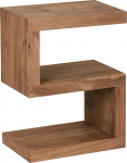 FineBuy K&uuml;ljelaud Akaatsia t&auml;ispuidust S Cube 60 cm k&otilde;rge elutoa laua disain Country House Style kohvilaud