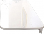 An der Wand montierte, klappbare Werkbank, Esstisch mit Klappblatt f&uuml;r kleine R&auml;ume, herunterklappbares Laptop-H&auml;ngeschreibtischregal mit Halterungen, ideal f&uuml;r B&uuml;rok&uuml;che, wei&szlig; (suurus: L80 x