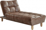 Vente-unique Esteban Antique Brown Vintage Microfibre diivanvoodi &uuml;heosaline Esteban Antique Brown Vintage Microfibre diivanvoodi &uuml;heosaline