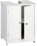 Shelfmade Marbella valamu Marbella puidust kapi all 2 suuruses, valge (48 x 30 x 60 cm)