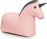 Lumaland Laste Bean Bag Unicorn Bean Bag loomapere lastele Vetth&uuml;lgav Bean Bag sise- ja v&auml;litingimustes kasutamiseks Lihtne hooldusmaterjal 85 x 70 x 45 cm & 1,9 kg kerge [roosa/hall]