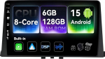 [6G+128G,Octa-Core] - MSD Autoradio f&uuml;r Citroen Berlingo 2017-2019/Peugeot Partner/Rifter 2020/Opel Combo | Android 14 | CarPlay Android Auto Lenkradsteuerung DAB | Tagfahrkamera | 2 Din 10.1 Zoll