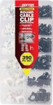 Dekton Runde Kabel-Clips, verschiedene Gr&ouml;&szlig;en, Kabelmanagement-Clips, sichere Organisation von Kabeln und Dr&auml;hten, langlebiger Klebstoff, ideal f&uuml;r Zuhause, B&uuml;ro und Werkstatt, h&auml;lt Kabel ordentlich
