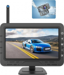 Hikity IP68 wasserdichte Digitales R&uuml;ckfahrkamera Monitor Set Kabellos，4.3 Zoll TN Monitor Nachtsicht r&uuml;ckfahrkamera DIY Parkleitlinie Kompakt Einfache Installation f&uuml;r Wohnmobile,Anh&auml;nger und LKWs