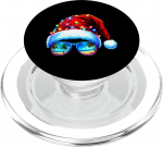 Festlicher Weihnachtsmann Tropical PopSockets PopGrip f&uuml;r MagSafe