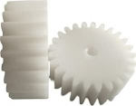 Kunststoff-Motorzahnrad, 2 St&uuml;ck, Modul 1,5, 28 Z&auml;hne, Stirnrad, 45 mm Durchmesser, 15 Dicke, Bohrung 4-15(13mm bore)