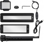 JJC Filmi digiteerimise adapter koos reguleeritava varrega ja LED-valguse komplektiga 35 mm Negatiivfilmi ja slaidi konverteerimine digitaalseks JPEG-formaadiks, 35 mm negatiivfilmi adapter Canon Sony Nikon makroobjektiivile
