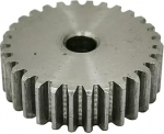 Spiraalratas 1M 28-35T j&auml;medad augud 6 mm hammasratas 45# s&uuml;sinikterasest materjal k&otilde;rgus 10 mm 1 tk (33 hammast)
