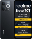 realme Note 70T nutitelefon 4+128GB must