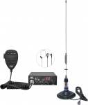 CB raadiokomplekt CB PNI Escort HP 8001L ASQ + CB antenn PNI ML70, sigaretis&uuml;&uuml;taja pistik ja HS81L k&otilde;rvaklapid kaasa arvatud