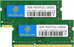 Rasalas 16 GB komplekt (2 x 8 GB) 1Rx8 PC3L-12800S DDR3L 1600MHz SODIMM DDR3 RAM 1.35V CL11 204-Pin PC3-12800 8GB s&uuml;learvuti m&auml;lu