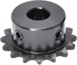 Kettenrolle Ritzel, Kettenrad， 04C Rollenkettenrad 10T-23T 6,35mm Teilung Bohrung 5-16mm 45 Stahl(12 hammaste,5mm)