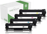 4 toonerikassetti, mis &uuml;hilduvad HP CF410X CF411X CF412X CF413X musta ts&uuml;aane-magenta-kollase v&auml;rvilise Laserjet Pro M452 M452dn M452nw MFP M477fdw M477fnw M377dw laserprinteri multipackiga.