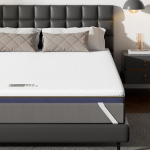 BedStory Orthopaedic Mattress Topper, 7.6 cm, Breathable and Comfortable,Hypoallergenic Washable Cover for Box Spring, Bed, Sofa Bed