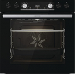 Gorenje OptiBake Black Set 5 pliidikomplekt induktsioonpliidiga, 77 L, Made in Europe, AquaClean, ExtraSteam, AirFry, PizzaMode 300&deg;C, PerfectGrill, teleskoopjooksikud, must