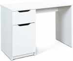 Esidra Freeport Desk with Drawers, Wood, white, 115 x 55 x 76 cm