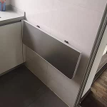 Tainless Steel Folding Wall Table for Small Spaces Multi Size Options Foldable Shelf Ideal for Dining Workstation Computer Desk Outdoor Garden Balcony.