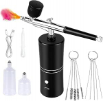 Airbrush komplekt koos kompressoriga, laetav Airbrush, kaasaskantav Air Brush kompressor komplekt, traadita Airbrush komplekt meikimiseks, kookide kaunistamiseks, k&uuml;&uuml;nekunstiks, t&auml;toveeringute modelleerimiseks, laetav