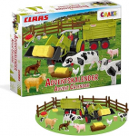 CRAZE laste advendikalender, Claas m&auml;nguasjade advendikalender koos talufiguuride ja traktoriga, 24 &uuml;llatust, advendikalender poistele