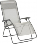 Lafuma Mobilier - Zero Gravity R Clip recliner chair - Folding deck chair for patio and garden - Durable Batyline&reg; fabric - Multi-position lounger, comfortable, France - Rye beige