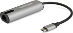 StarTech.com 2,5GbE USB-C v&otilde;rguadapter - USB-C 3.0 2,5/1 Gbps ja 100 Mbit/s mitmekiiruseline v&otilde;rgukood - Thunderbolt 3 3.1 s&uuml;learvuti RJ45/LAN - MacBook Pro, Surface (US2GC30)