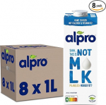 Alpro This is Not Milk Less Fat - Vegan ja piimavaba - 1,8 protsenti rasva - Looduslikult laktoosivaba - Rikkalikult kiudaineid, kaltsiumi ja vitamiine - 8 x 1 L - Kestev