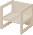 roba Stool for Children in Country House Style - 3 istmek&otilde;rgusega p&ouml;&ouml;rdtooli ja -tooli - multifunktsionaalne lastetool - puitbeež/ka&scaron;miir